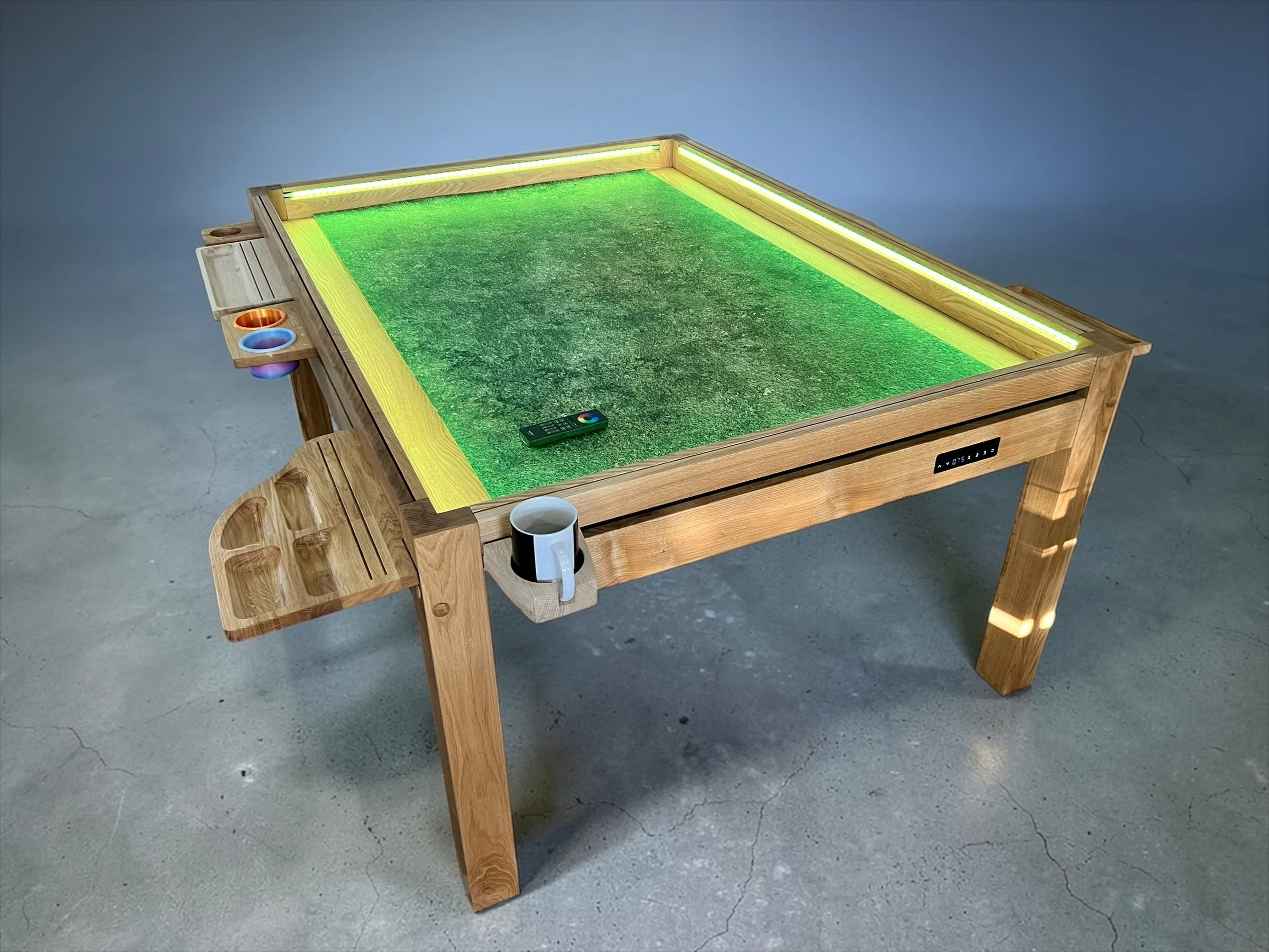 Board game tables and overlays